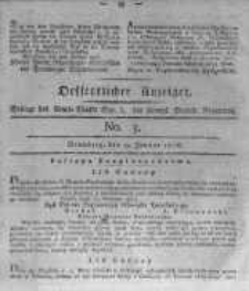 Oeffentlicher Anzeiger. 1816.01.19 No.3