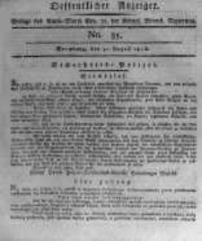 Oeffentlicher Anzeiger. 1816.08.30 No.35
