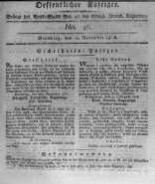 Oeffentlicher Anzeiger. 1816.11.15 No.46