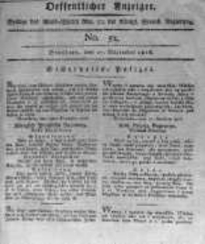 Oeffentlicher Anzeiger. 1816.12.27 No.52