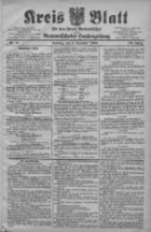 Kreis Blatt f&uuml;r den Kreis Neutomischeler zugleich Hopfenzeitung 1906.12.04 Jg.25 Nr97