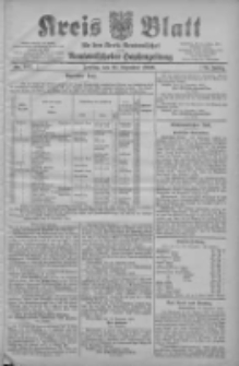 Kreis Blatt f&uuml;r den Kreis Neutomischeler zugleich Hopfenzeitung 1906.12.21 Jg.25 Nr102