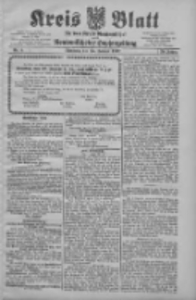Kreis Blatt für den Kreis Neutomischeler zugleich Hopfenzeitung 1907.01.15 Jg.26 Nr5