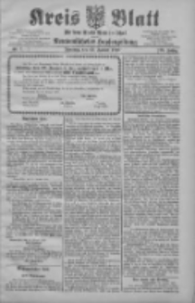 Kreis Blatt f&uuml;r den Kreis Neutomischeler zugleich Hopfenzeitung 1907.01.22 Jg.26 Nr7