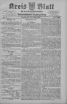 Kreis Blatt f&uuml;r den Kreis Neutomischeler zugleich Hopfenzeitung 1907.01.29 Jg.26 Nr9