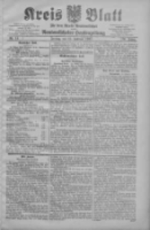 Kreis Blatt f&uuml;r den Kreis Neutomischeler zugleich Hopfenzeitung 1907.02.15 Jg.26 Nr14