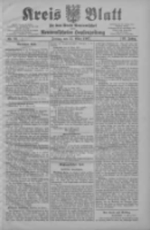 Kreis Blatt f&uuml;r den Kreis Neutomischeler zugleich Hopfenzeitung 1907.03.15 Jg.26 Nr22