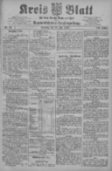 Kreis Blatt f&uuml;r den Kreis Neutomischeler zugleich Hopfenzeitung 1907.05.28 Jg.26 Nr43
