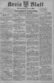 Kreis Blatt f&uuml;r den Kreis Neutomischeler zugleich Hopfenzeitung 1907.06.11 Jg.26 Nr47