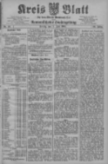Kreis Blatt f&uuml;r den Kreis Neutomischeler zugleich Hopfenzeitung 1907.07.12 Jg.26 Nr56