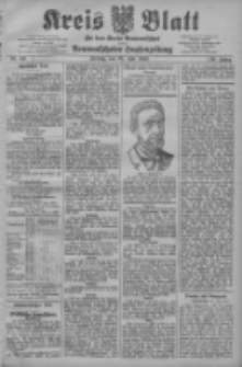 Kreis Blatt f&uuml;r den Kreis Neutomischeler zugleich Hopfenzeitung 1907.07.26 Jg.26 Nr60
