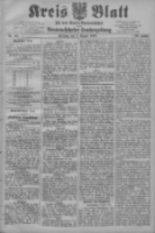 Kreis Blatt f&uuml;r den Kreis Neutomischeler zugleich Hopfenzeitung 1907.08.02 Jg.26 Nr62