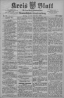 Kreis Blatt f&uuml;r den Kreis Neutomischeler zugleich Hopfenzeitung 1907.09.13 Jg.26 Nr74