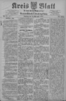 Kreis Blatt f&uuml;r den Kreis Neutomischeler zugleich Hopfenzeitung 1907.09.24 Jg.26 Nr77