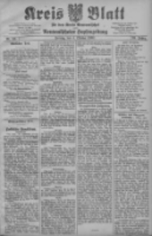 Kreis Blatt f&uuml;r den Kreis Neutomischeler zugleich Hopfenzeitung 1907.10.04 Jg.26 Nr80