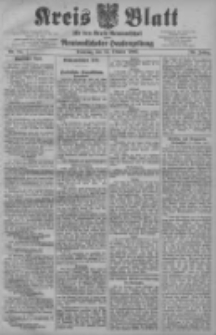 Kreis Blatt f&uuml;r den Kreis Neutomischeler zugleich Hopfenzeitung 1907.10.13 Jg.26 Nr83