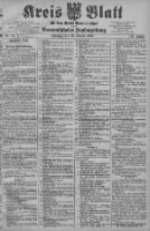 Kreis Blatt f&uuml;r den Kreis Neutomischeler zugleich Hopfenzeitung 1907.10.22 Jg.26 Nr85