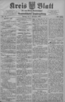 Kreis Blatt für den Kreis Neutomischeler zugleich Hopfenzeitung 1907.11.01 Jg.26 Nr88