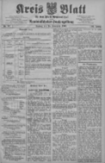 Kreis Blatt f&uuml;r den Kreis Neutomischeler zugleich Hopfenzeitung 1907.11.15 Jg.26 Nr92