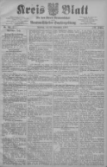 Kreis Blatt f&uuml;r den Kreis Neutomischeler zugleich Hopfenzeitung 1907.11.29 Jg.26 Nr96
