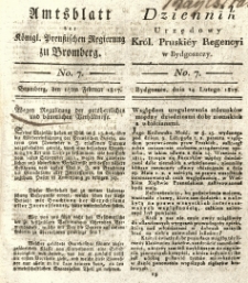 Amtsblatt der Königlichen Preussischen Regierung zu Bromberg. 1817.02.14 No.7
