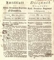 Amtsblatt der Königlichen Preussischen Regierung zu Bromberg. 1817.03.14 No.11