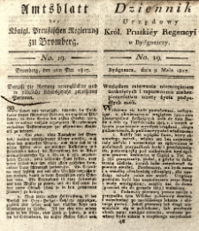 Amtsblatt der Königlichen Preussischen Regierung zu Bromberg. 1817.05.09 No.19
