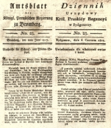 Amtsblatt der Königlichen Preussischen Regierung zu Bromberg. 1817.06.06 No.23