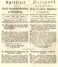 Amtsblatt der Königlichen Preussischen Regierung zu Bromberg. 1817.07.11 No.28