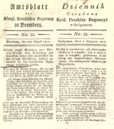 Amtsblatt der Königlichen Preussischen Regierung zu Bromberg. 1817.08.08 No.32