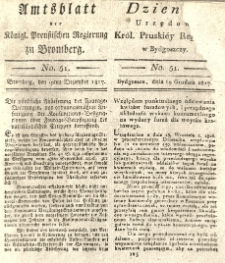 Amtsblatt der Königlichen Preussischen Regierung zu Bromberg. 1817.12.19 No.51