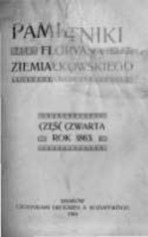 Pamiętniki Floryana Ziemiałkowskiego: część czwarta. Rok 1863