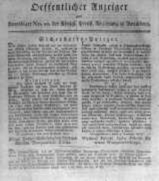 Oeffentlicher Anzeiger zum Amtsblatt No.10. der Königl. Preuss. Regierung zu Bromberg. 1817