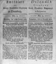 Amtsblatt der Königlichen Preussischen Regierung zu Bromberg. 1818.01.30 No.5