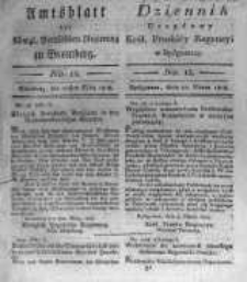 Amtsblatt der Königlichen Preussischen Regierung zu Bromberg. 1818.03.20 No.12