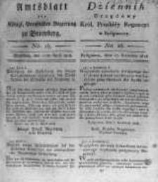 Amtsblatt der K&ouml;niglichen Preussischen Regierung zu Bromberg. 1818.04.17 No.16