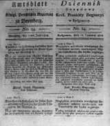 Amtsblatt der Königlichen Preussischen Regierung zu Bromberg. 1818.06.12 No.24