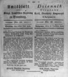 Amtsblatt der K&ouml;niglichen Preussischen Regierung zu Bromberg. 1818.06.26 No.26