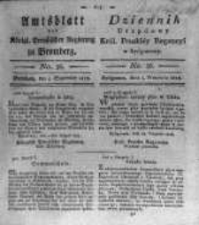 Amtsblatt der Königlichen Preussischen Regierung zu Bromberg. 1818.09.04 No.36