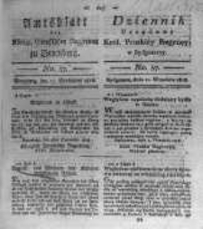 Amtsblatt der Königlichen Preussischen Regierung zu Bromberg. 1818.09.11 No.37