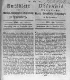 Amtsblatt der Königlichen Preussischen Regierung zu Bromberg. 1818.12.18 No.51