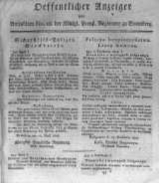 Oeffentlicher Anzeiger zum Amtsblatt No.18. der Königl. Preuss. Regierung zu Bromberg. 1818
