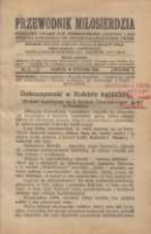 Przewodnik Miłosierdzia: miesięcznik Związku Towarzystw Dobroczynności "Caritas" i Rad Wyższych Kongregacji św. Wincentego à Paulo męskich i żeńskich 1926 styczeń R.5 Nr1