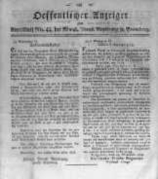 Oeffentlicher Anzeiger zum Amtsblatt No.44. der K&ouml;nigl. Preuss. Regierung zu Bromberg. 1818