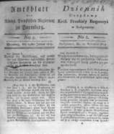 Amtsblatt der Königlichen Preussischen Regierung zu Bromberg. 1819.01.29 No.5