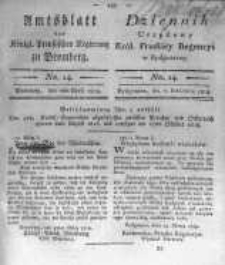 Amtsblatt der Königlichen Preussischen Regierung zu Bromberg. 1819.04.02 No.14
