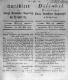 Amtsblatt der Königlichen Preussischen Regierung zu Bromberg. 1819.05.07 No.19