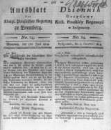 Amtsblatt der Königlichen Preussischen Regierung zu Bromberg. 1819.06.04 No.24