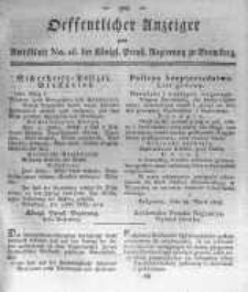 Oeffentlicher Anzeiger zum Amtsblatt No.16. der Königl. Preuss. Regierung zu Bromberg. 1819