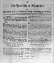 Oeffentlicher Anzeiger zum Amtsblatt No.25. der Königl. Preuss. Regierung zu Bromberg. 1819